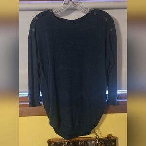 Maurices Blue Crew Neck Sweatshirt